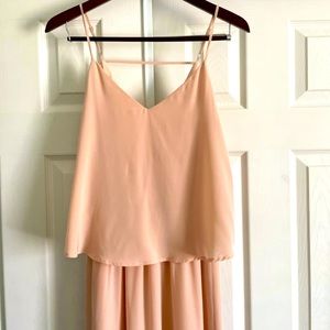 Lavender Brown blush maxi dress